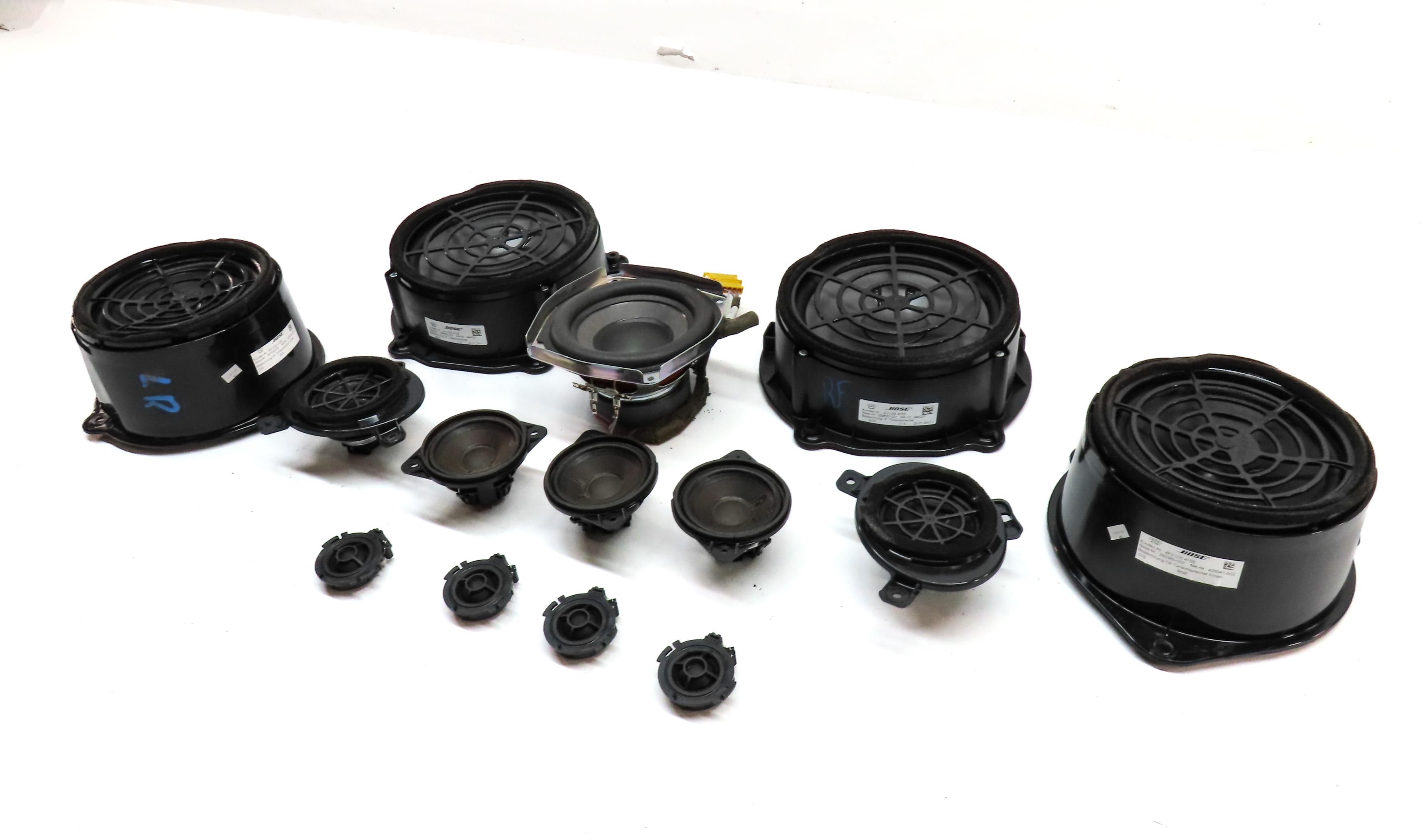 2011 AUDI Q7 (4L) RADIO STEREO BOSE AUDIO SOUND SYSTEM SPEAKER SET/14 — exact item pictured